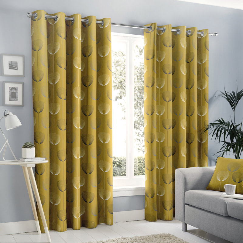 17 Stories Lorimer Room Darkening Eyelet Curtain Pair & Reviews
